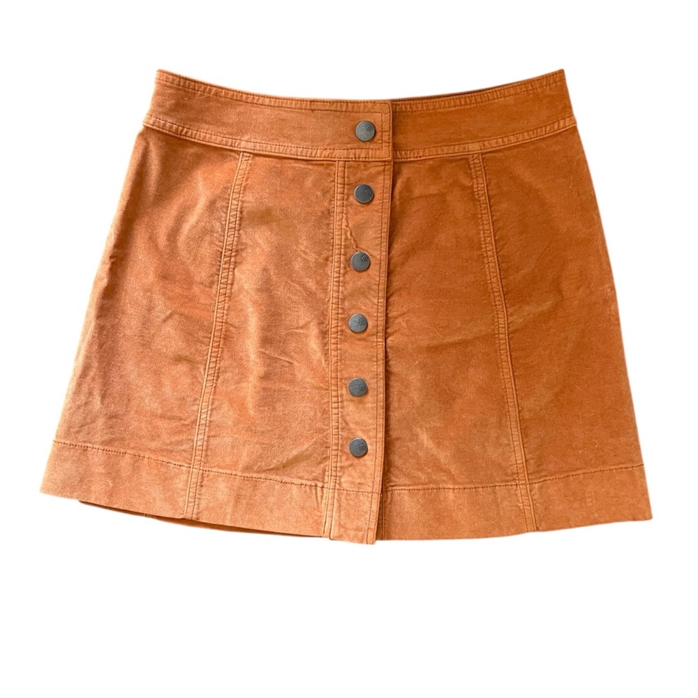 NEW Madewell Velveteen Mini Skirt, Size 4